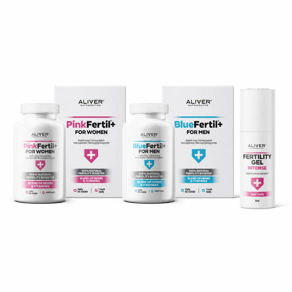 PinkFertil Plus + BlueFertil Plus – Fertility Gel Intense zdarma